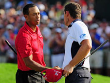 Tiger Woods and Padraig Harrington had a classic final round showdown at the Bridgestone Invitational but as so often happens, Woods came out on top.