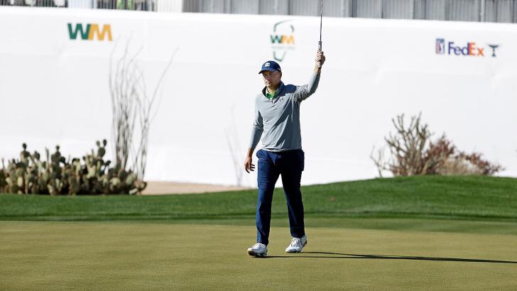 Jordan Spieth at the Waste Management Phoenix Open
