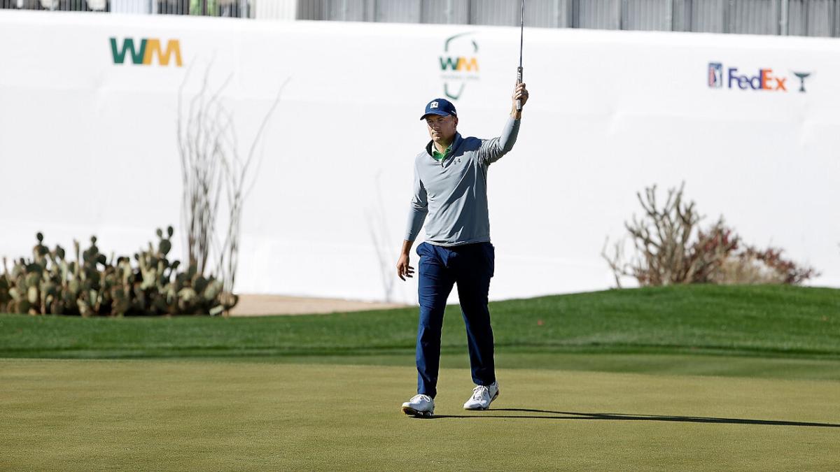 Jordan Spieth at the Waste Management Phoenix Open