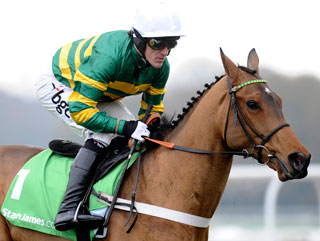 Binocular is [4.1] to defend his Champion Hurdle crown after his Kempton success
