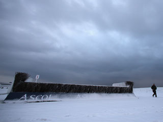 Fingers crossed it won't be a repeat of last year's whiteout at Ascot