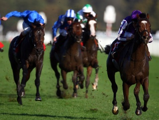 Johnny Murtagh rides St Nicholas Abbey to victory in the Racing Post Chase last October
