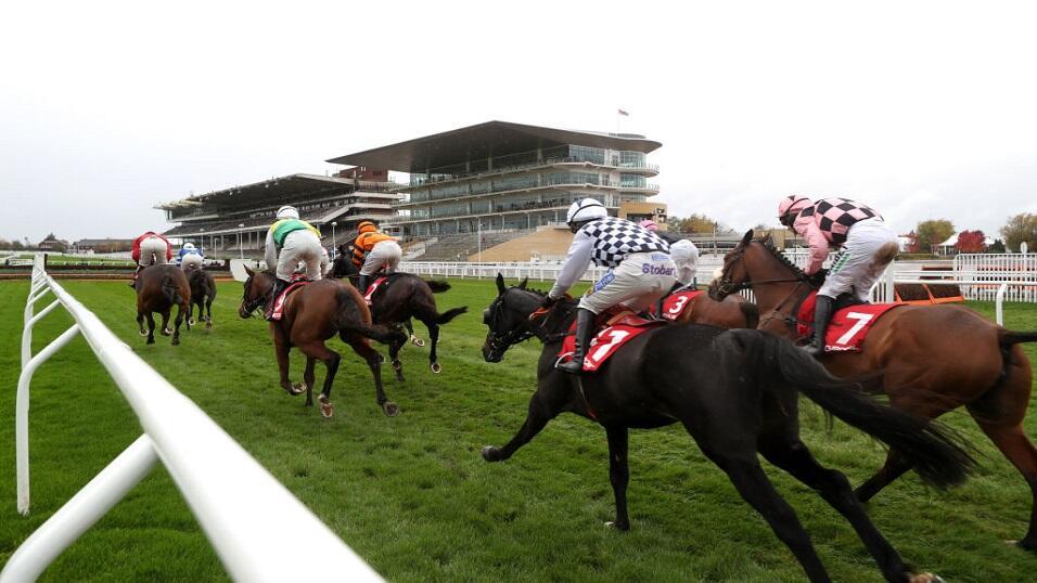 Cheltenham race action