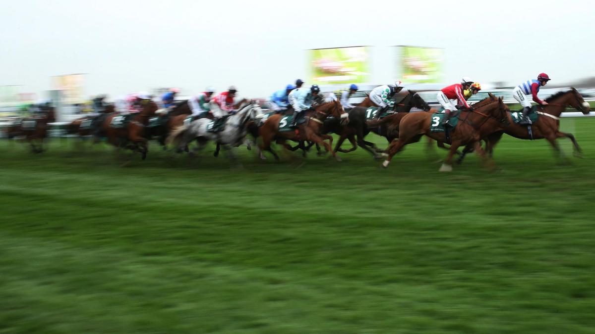 Racing action 