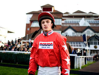 Harry Derham will be aboard Brampour on Saturday 