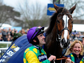 Kauto was last seen on track at Kempton on Boxing Day during his fifth King George win 