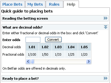 Betting Odds Converter Fraction To Decimal