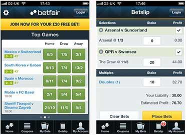 Betfair med ny multispillsapp
