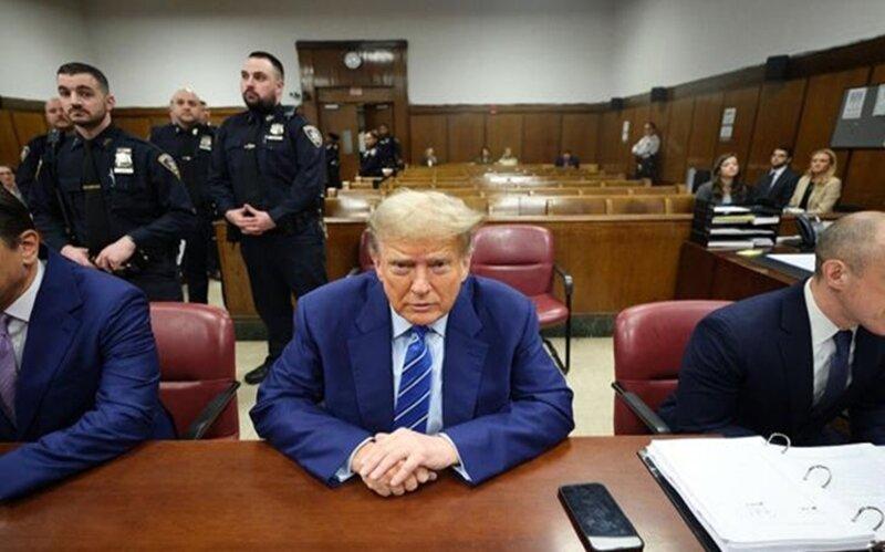 Ex-US president Donald Trump on trial in New York