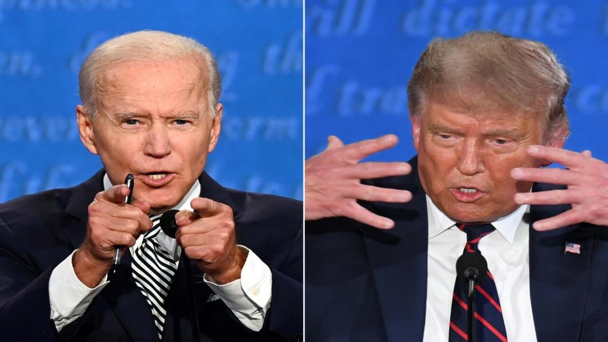 Joe Biden and Donald Trump