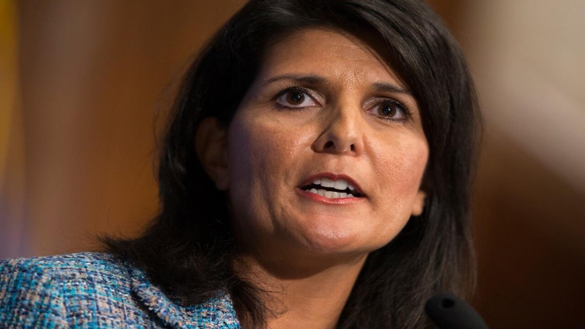 Former South Carolina and US Ambassador Nikki Haley