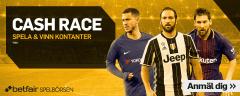 Betfair Cash Race är tillbaka 2018, större och bättre än någonsin, med lättare poängmål och massor med pengar i potten. Så här fungerar det ...