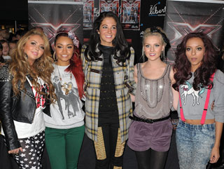 The girls and their mentor (Tulisa in the middle, just in case you were wondering)