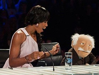 What a muppet! X Factor mentor Kelly Rowland 