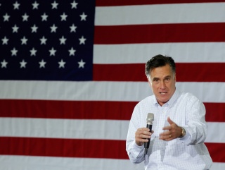 Romney campaigning in Iowa