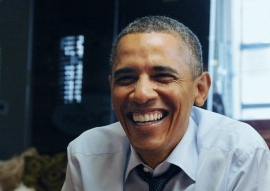 Whoever his opponent turns out to be in November, Obama should be laughing