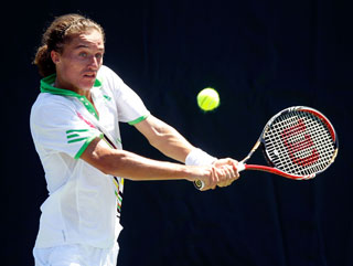 Alexander Dolgopolov is one of the more unorthodox players on the tour 