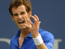 Andy Murray shows his frustration as Marin Cilic gets the better of him