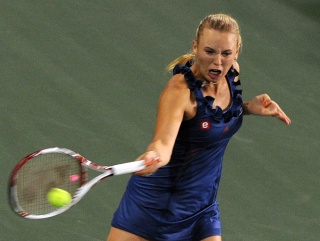 Guy's backing Caro to win another title on Sunday night... 