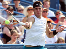 Del Potro overcame heat and an in-form Andy Roddick to win on Sunday but has proved in the past that he has the stamina to win back-to-back titles.