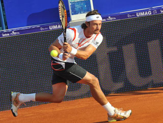 Juan Carlos Ferrero beat Nadal in Rome on clay back in 2008