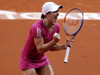 Will Justine Henin be celebrating in Paris again?