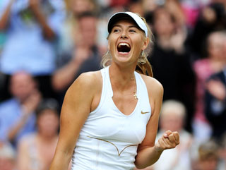 Maria Sharapova is full of joy after the win