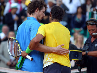 Murray congratulates Nadal at Monte Carlo but the Scot ran him close in the final 