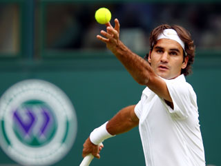 Roger Federer came very, very close to Wimbledon defeat this afternoon 