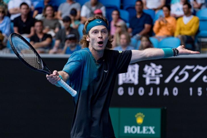 Tennis player Andrey Rublev