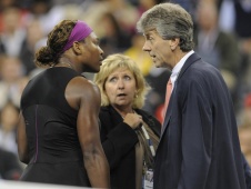 Serena Williams denies threatening to kill a line-judge as she crashes out at Flushing Meadow