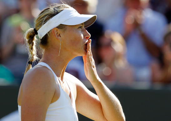 From Russia with Love. Sharapova has found her love again for tennis, in addition to the catwalks